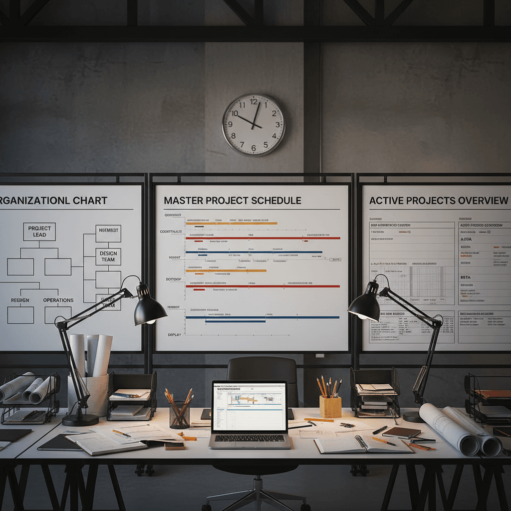 Project management planning workspace